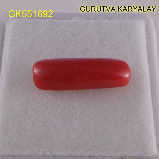 Ratti-3.52(3.20ct) Red Coral Lal Moonga 